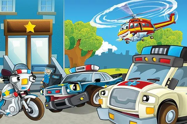 Wooden Puzzle - Rescue Team