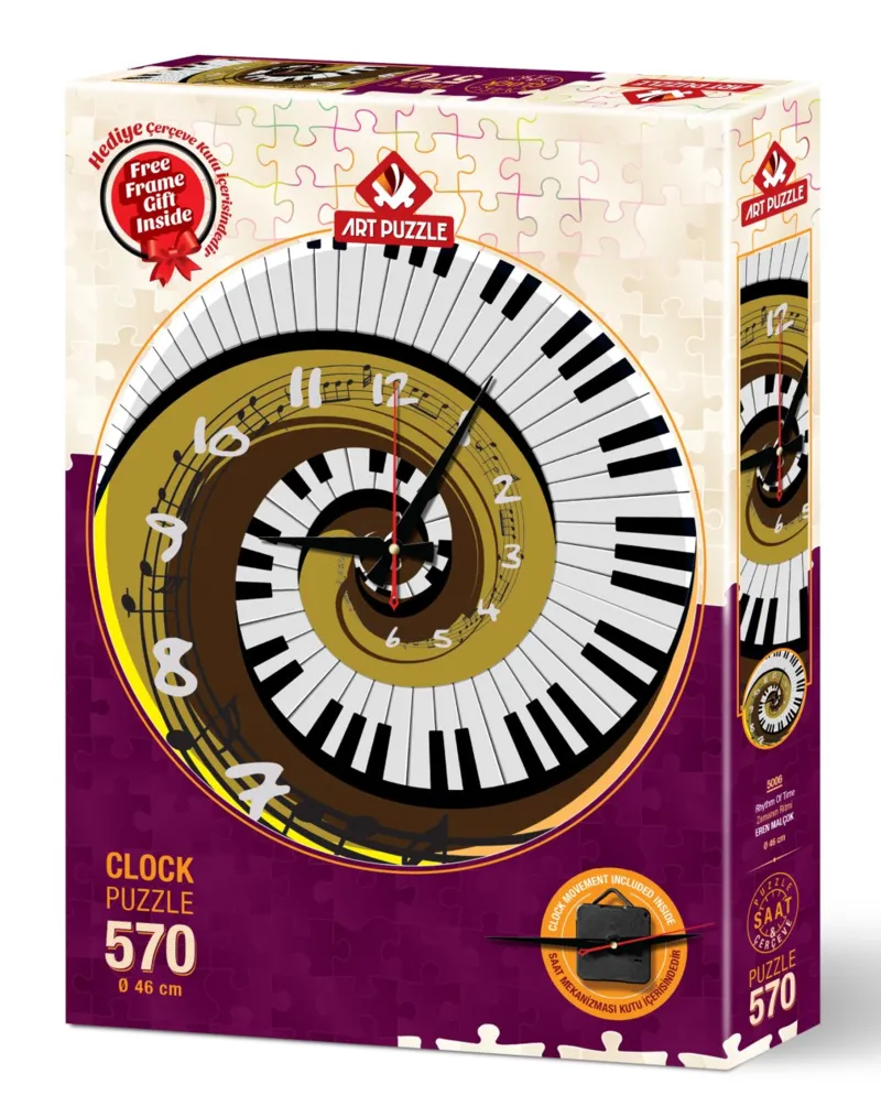 Puzzle-Uhr - Rhythm of Time