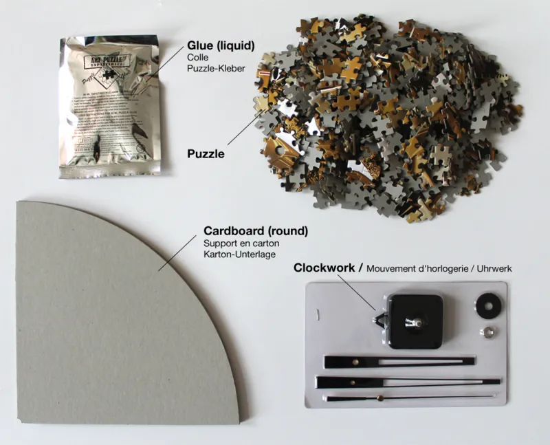 Puzzle-Uhr - Ich Liebe Dich...