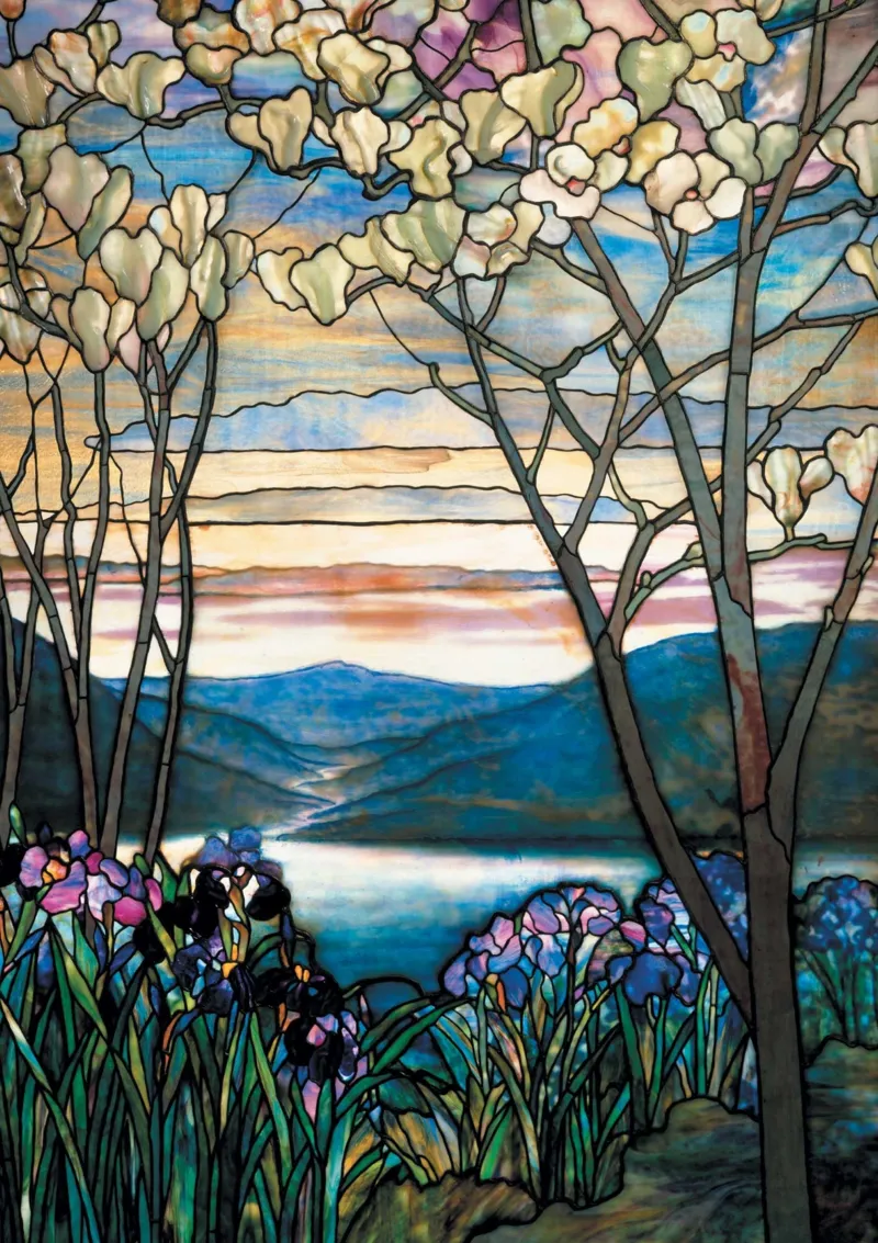 TIFFANY - MAGNOLIAS ET IRIS