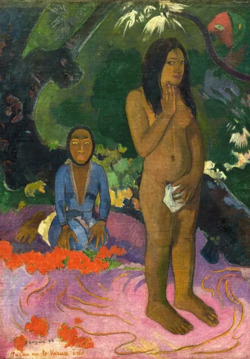 Paul Gauguin: Parau na te Varua ino (Words of the Devil), 1892
