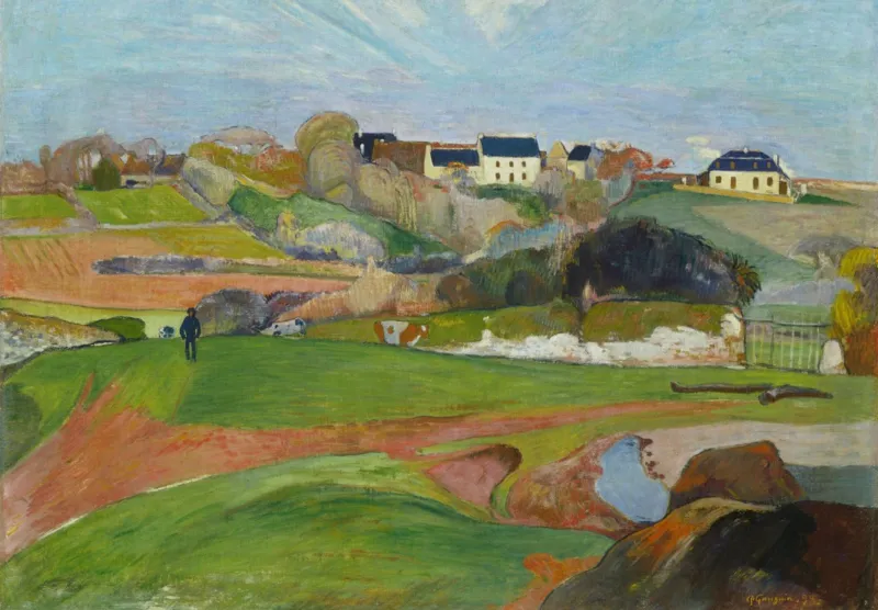 Paul Gauguin : Landscape at Le Pouldu, 1890