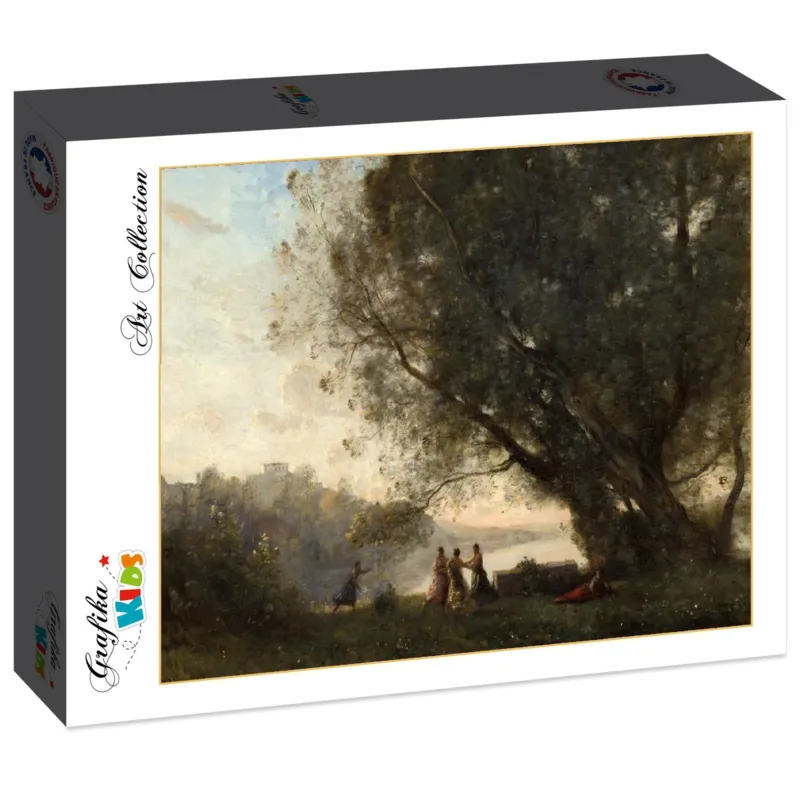 Jean-Baptiste-Camille Corot: Dance under the Trees at the Edge of the Lake, 1865-1870