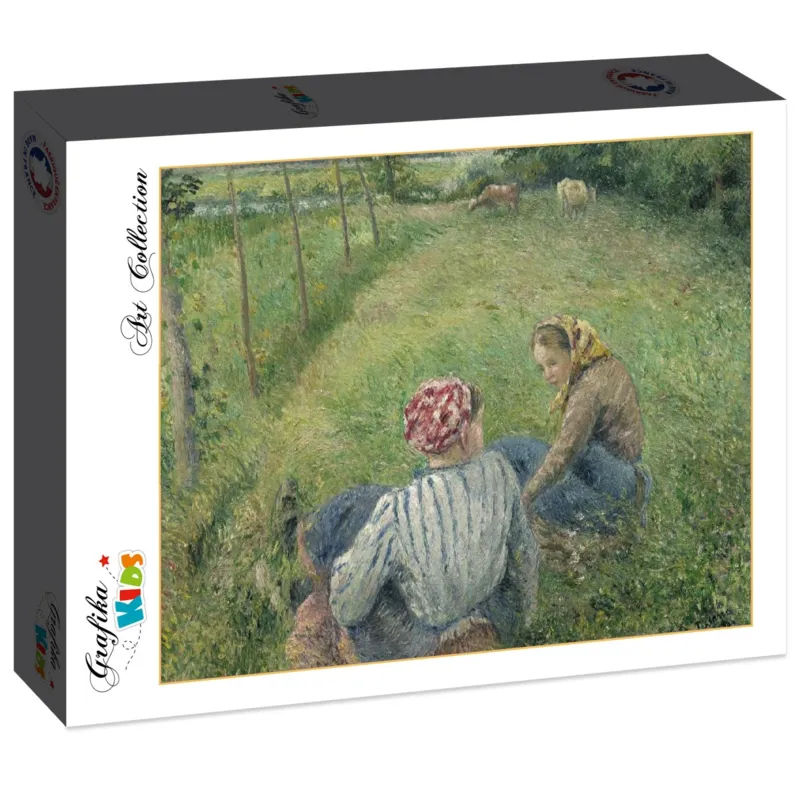 Camille Pissarro: Young Peasant Girls Resting in the Fields near Pontoise, 1882