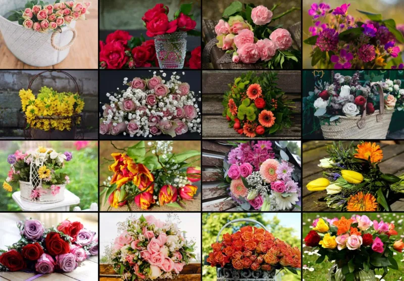Collage - Blumen