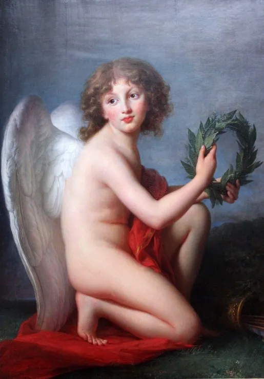 Elisabeth Vigée-Lebrun: Portrait of Prince Heinrich Lubomirski as Genius of Fame, 1789