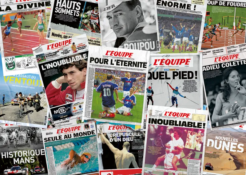 Die Emblematischen Titelseiten / L'Equipe