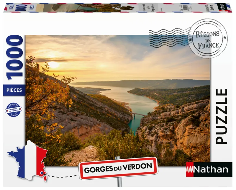 Französische Regionen - Sonnenuntergang über den Schluchten von Verdon