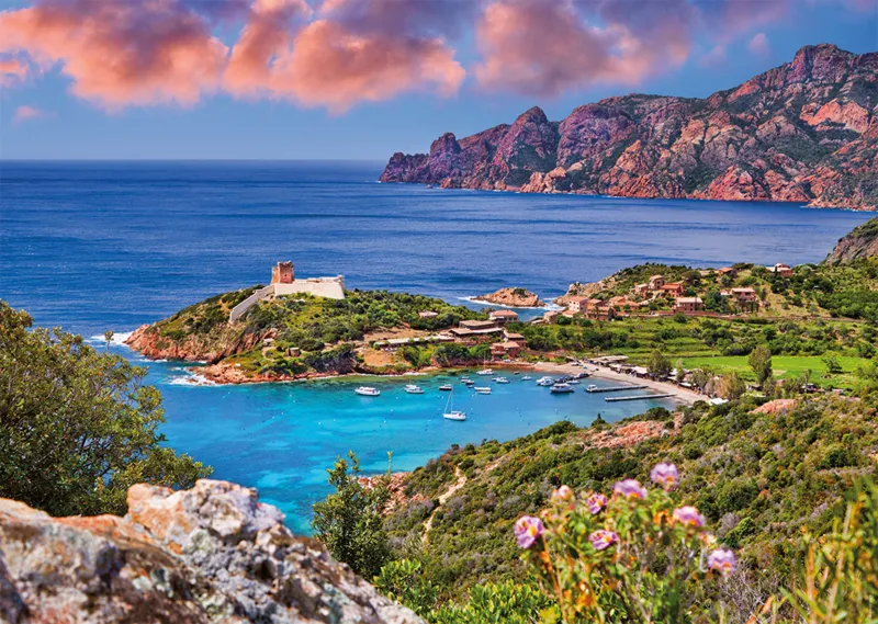 Französische Regionen - Girolata, Korsika