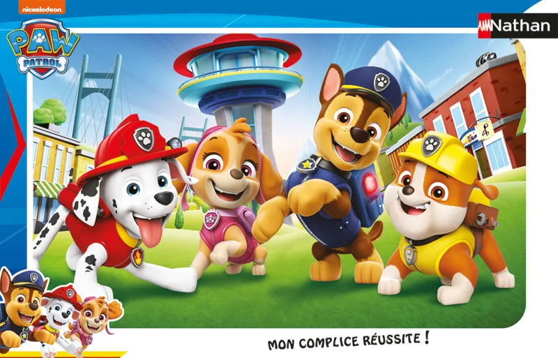 Rahmenpuzzle - Die Paw'Patrol Welpen