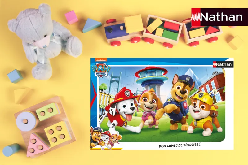 Rahmenpuzzle - Die Paw'Patrol Welpen