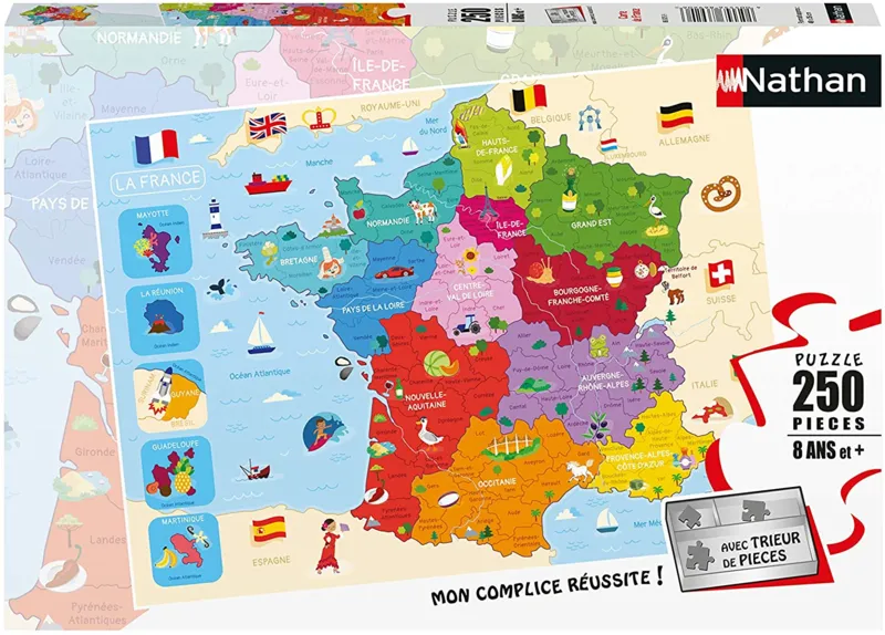 Karte von Frankreich