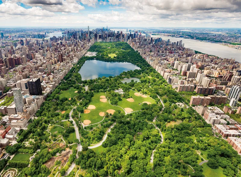 Blick auf den Central Park