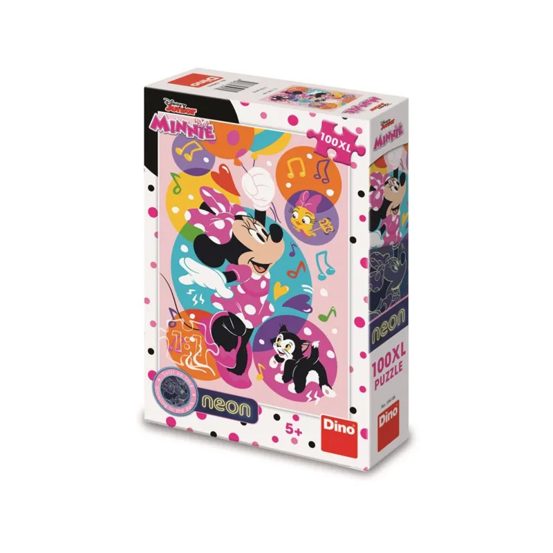 XXL Teile - Neon Puzzle - Minnie