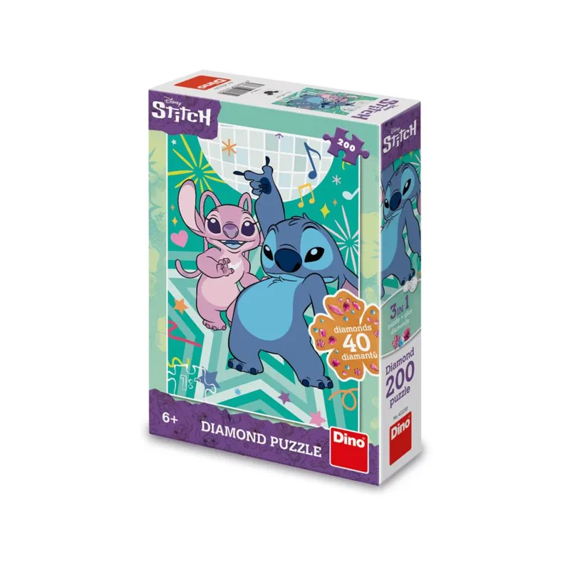 Diamond Puzzle - Stitch - Mit Strasssteinchen Inklusive