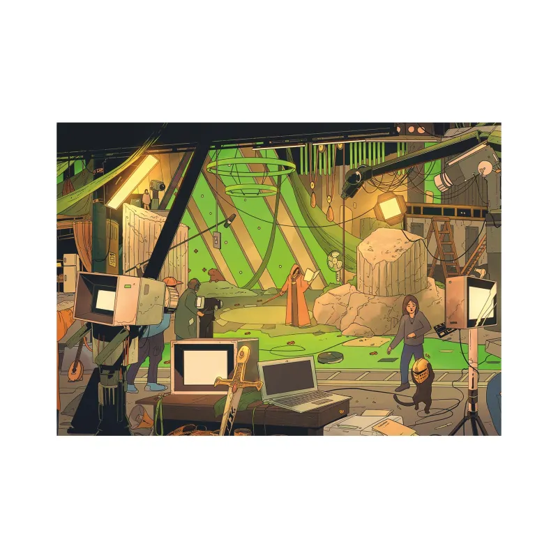 XXL Teile - Puzzle Finde 10 Objekt - Film