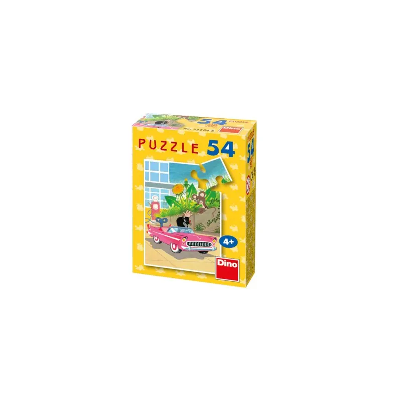 Mini-Puzzle - Der kleine Maulwurf : Rosa Auto