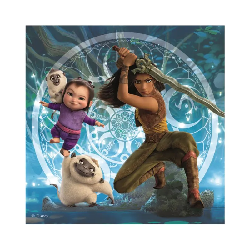 3 Puzzles - Raya und Freunde