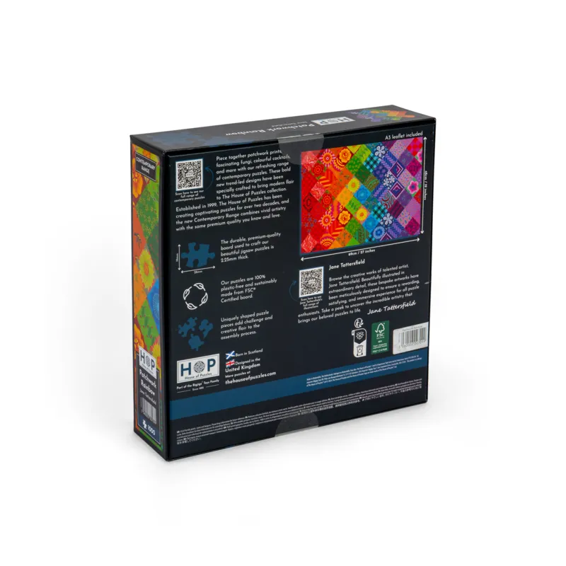 Regenbogen-Patchwork