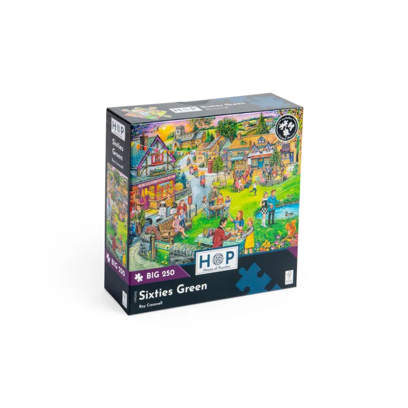 XXL Teile - Dorfplatz in den Sechzigern