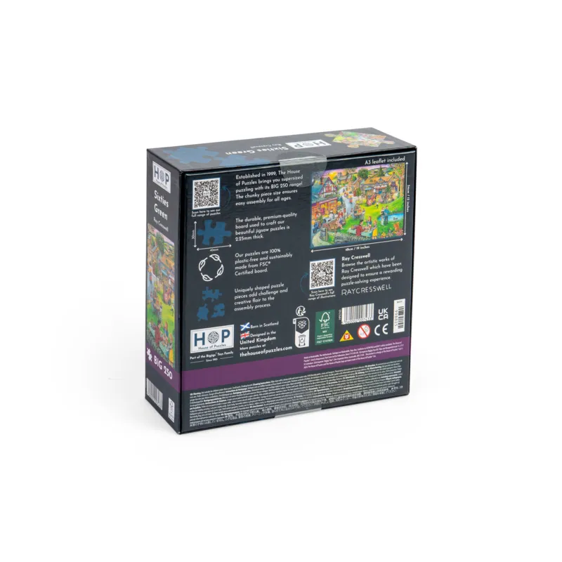 XXL Teile - Dorfplatz in den Sechzigern