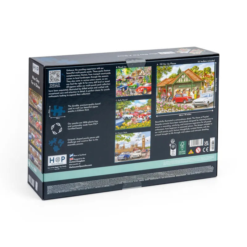 4 Puzzles - Ein schöner Tag für einen Ausflug