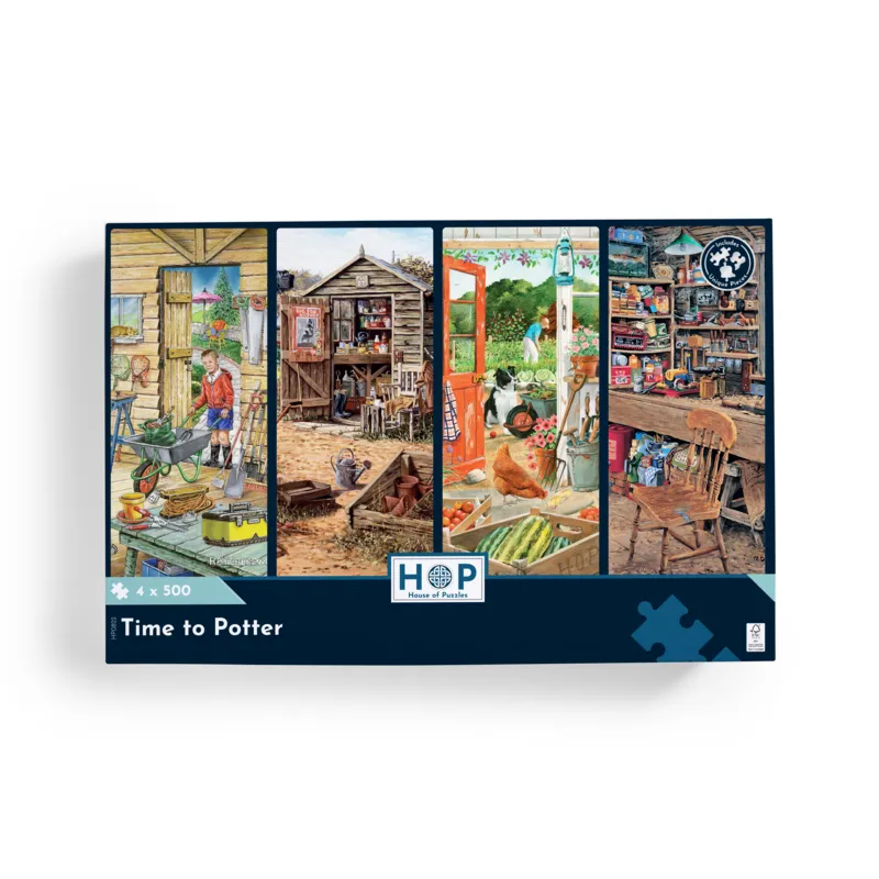 4 Puzzles - Grüne Daumen
