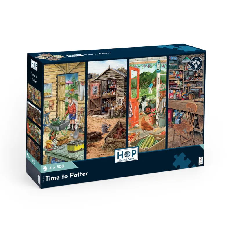4 Puzzles - Grüne Daumen