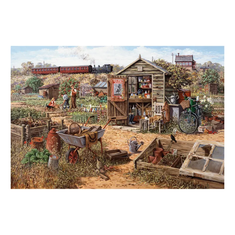 4 Puzzles - Grüne Daumen