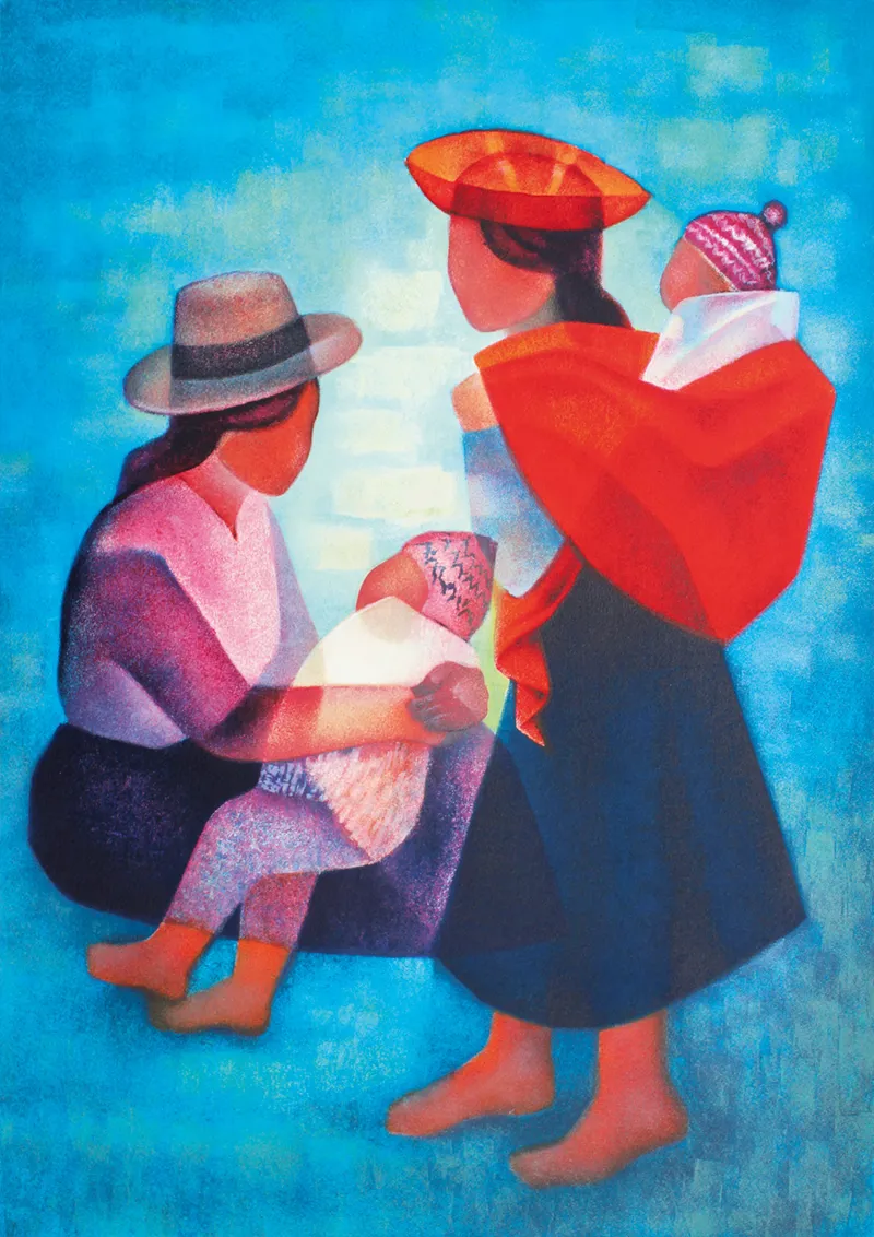 Louis Toffoli - Famille Péruvienne, 1986