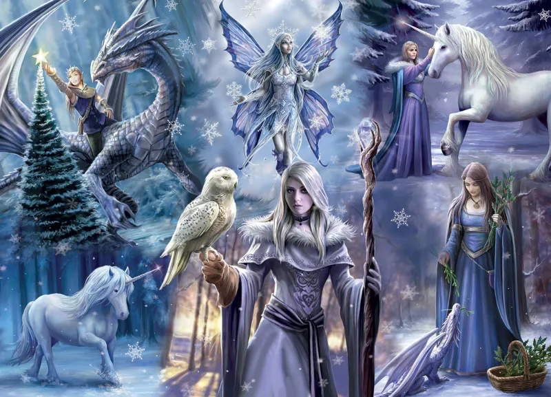 Anne Stokes - Winter Fantasy