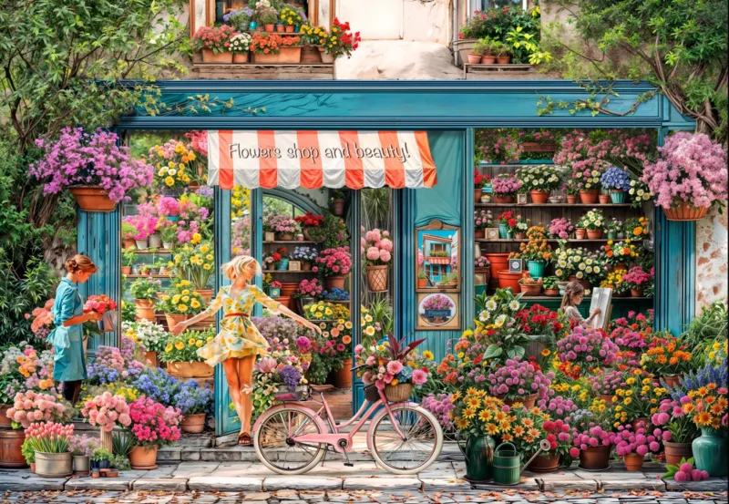 Beim Floristen
