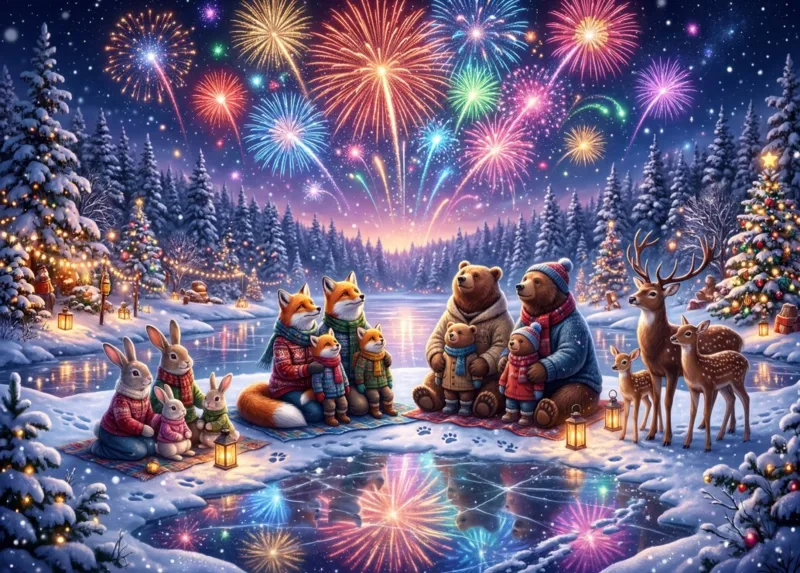 Winterfeuerwerk