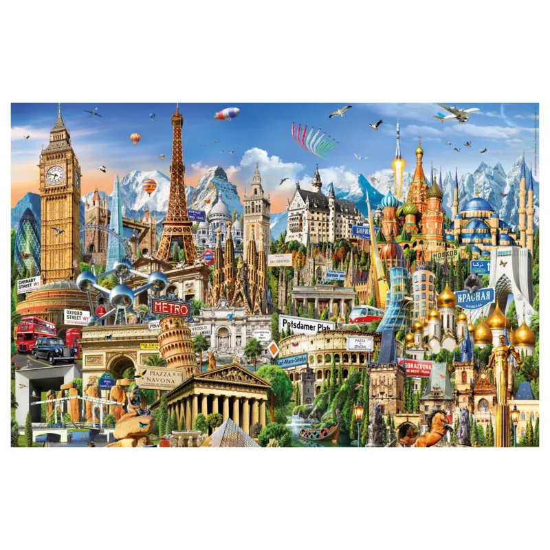 Miniatur-Puzzle – Symbole Europas