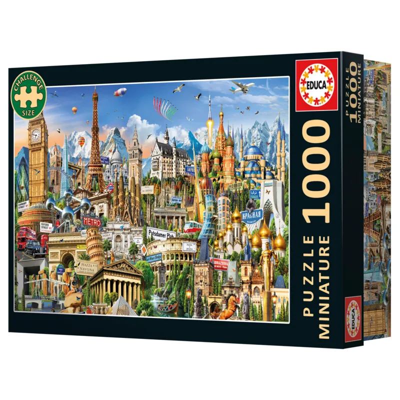 Miniatur-Puzzle – Symbole Europas