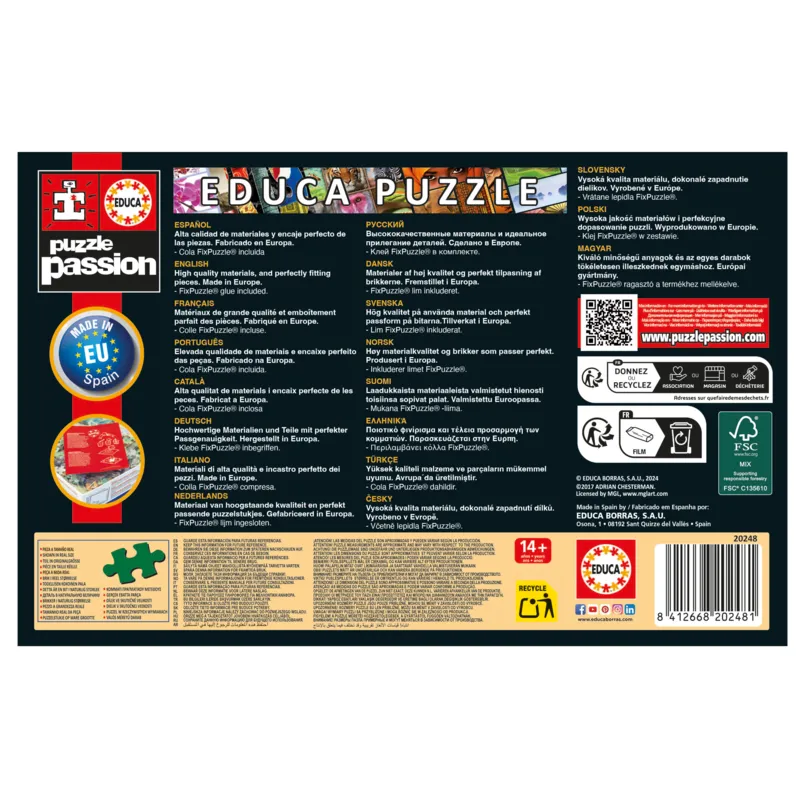 Miniatur-Puzzle – Symbole Europas