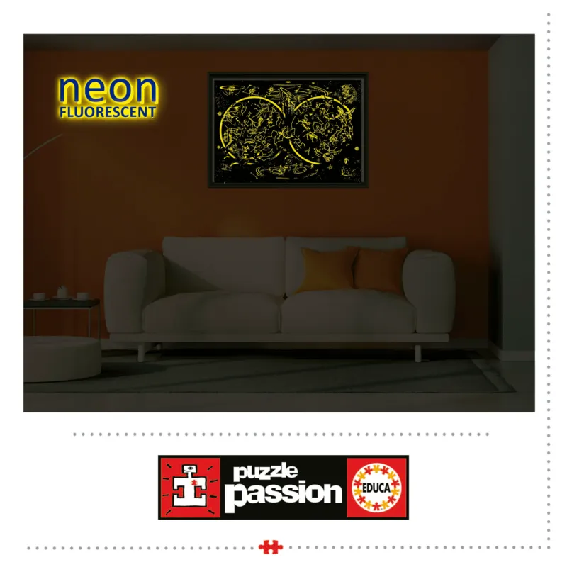 Neon Puzzle - Constellations