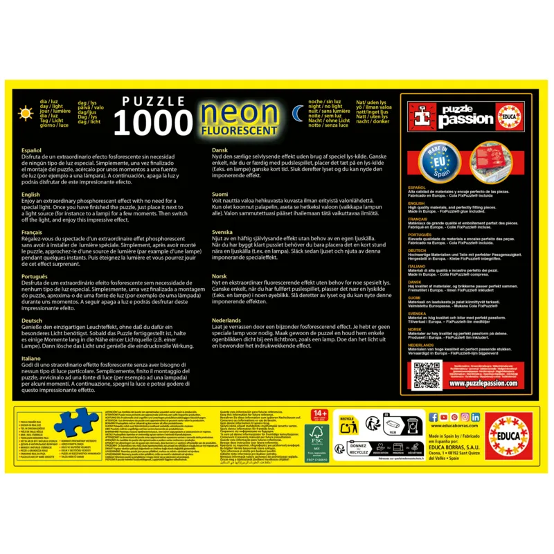 Neon Puzzle - Constellations