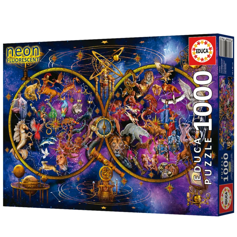 Neon Puzzle - Constellations