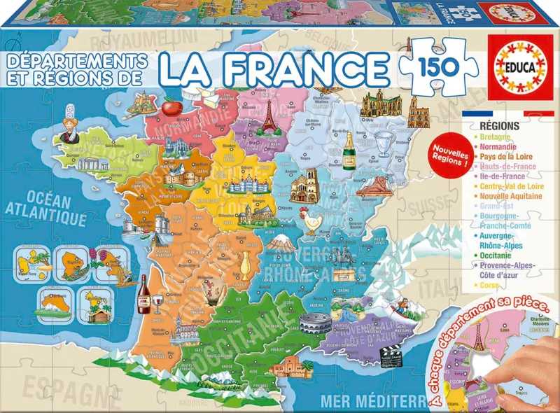 Departments and Regions of France