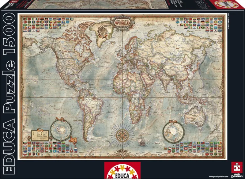 Politische Weltkarte