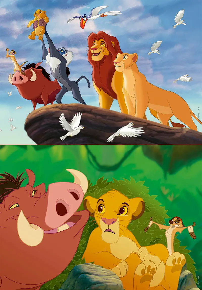 2 Puzzles - The Lion King