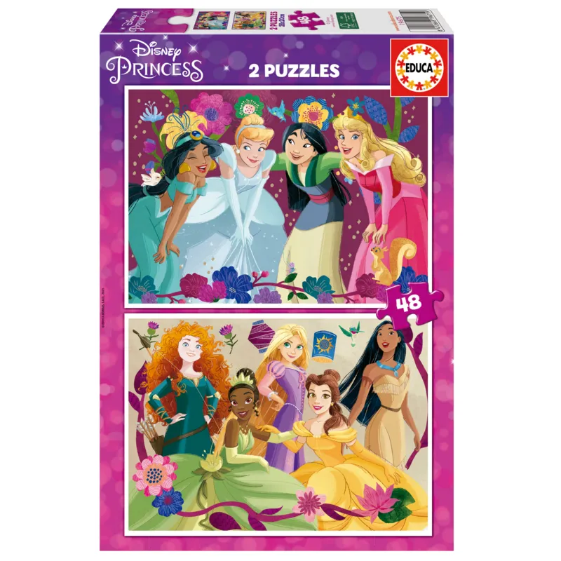 2 Puzzles - Disney Princess