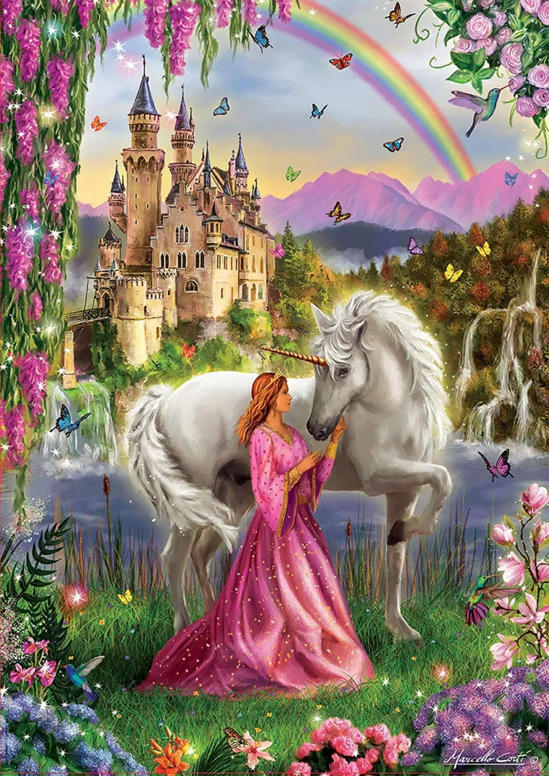 Prinzessin Und Einhorn