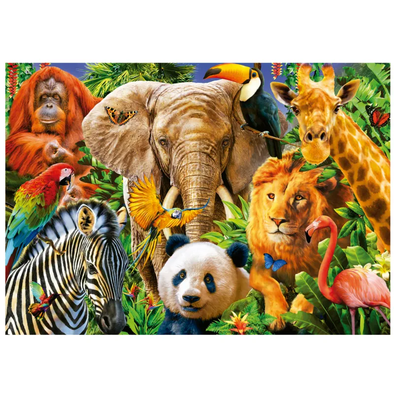 Wild Animal Collage