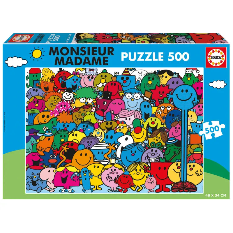 XXL Teile - Puzzle Monsieur Madame