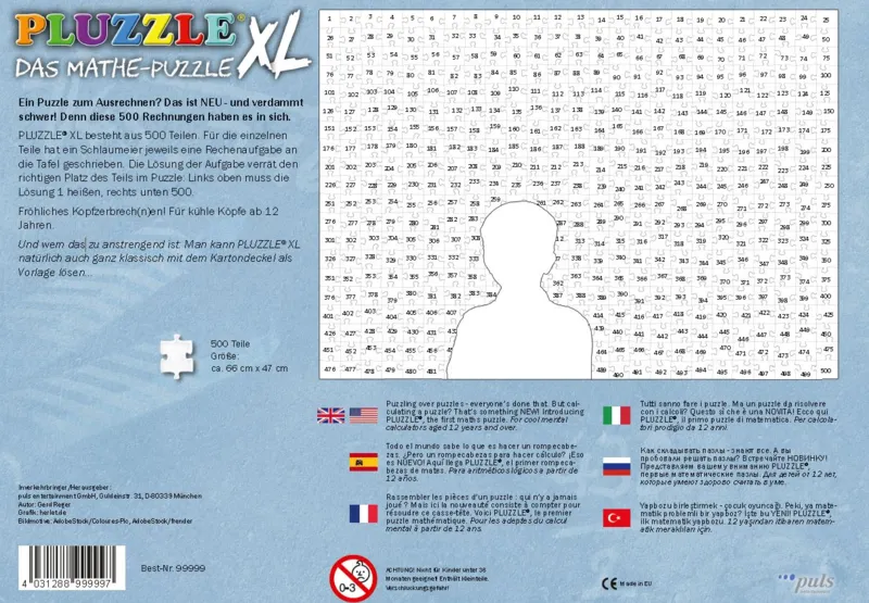 PLUZZLE XL - Das Mathe-Puzzle im Großformat