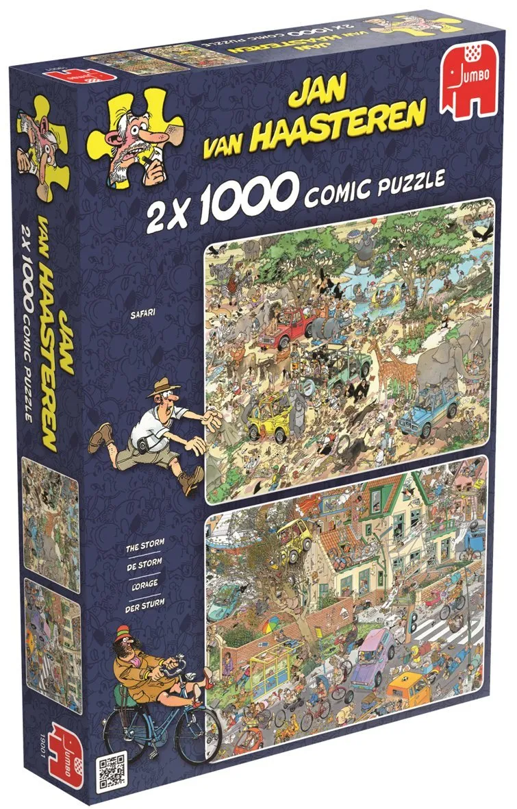 2 Puzzles Jan Van Haasteren: Safari & Sturm