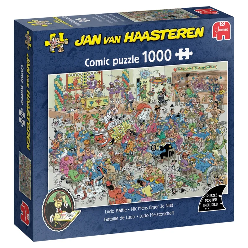 Jan van Haasteren - Ludo Meisterschaft (1000 Teile)