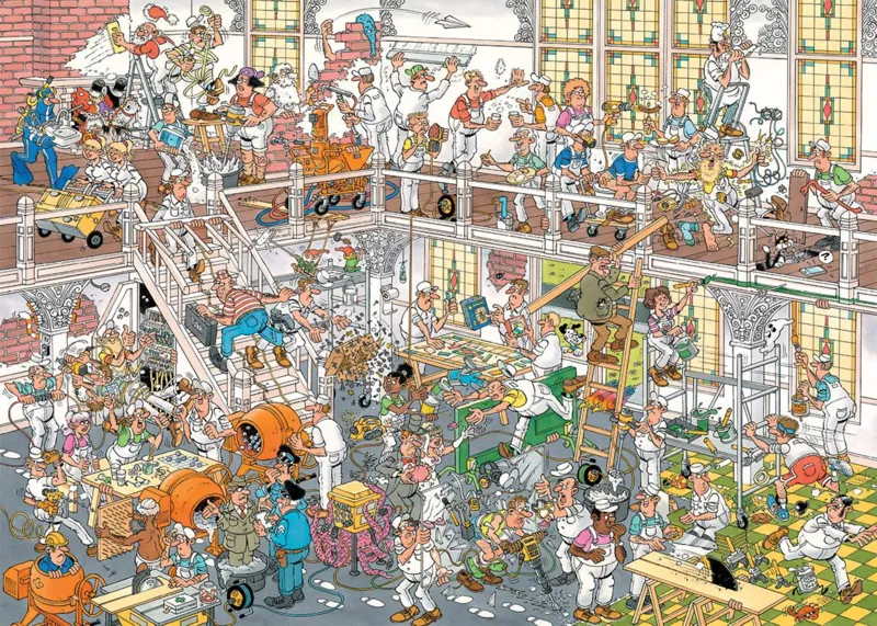 2 Puzzles - Jan van Haasteren - Der Baumarkt